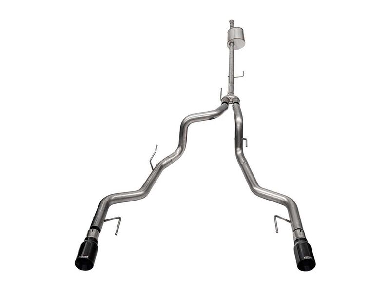 Corsa 21184BLK Sport Cat-Back Exhaust Dual Rear Exit-Black for 2022-25 F150 Tremor SuperCrew 5.0