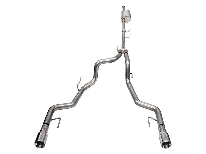 Corsa 21185 Sport Cat-Back Exhaust Dual Rear Exit-Polished for 2021-25 F-150 Tremor SuperCrew 3.5