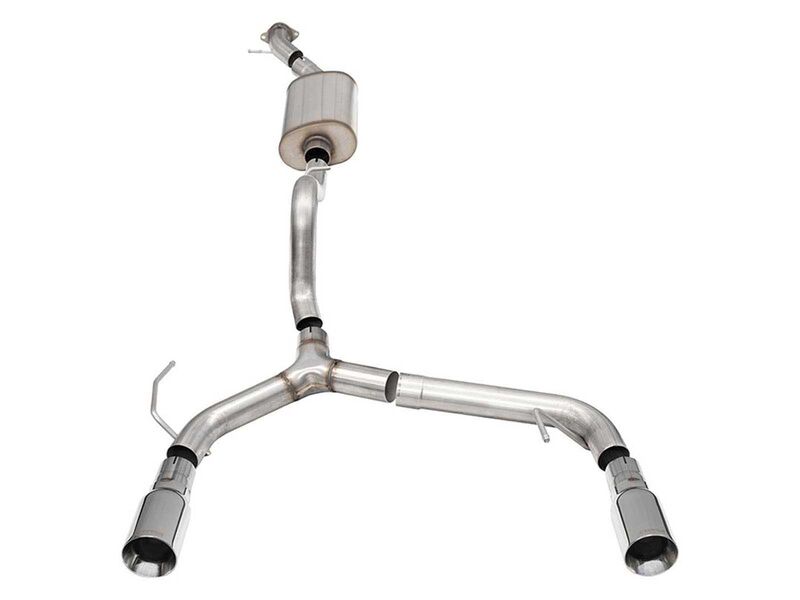 Corsa 21204 Sport 2.75-Inch Cat-Back Exhaust Dual Rear Exhaust for 2021-2025 Bronco 2.3 2-Door