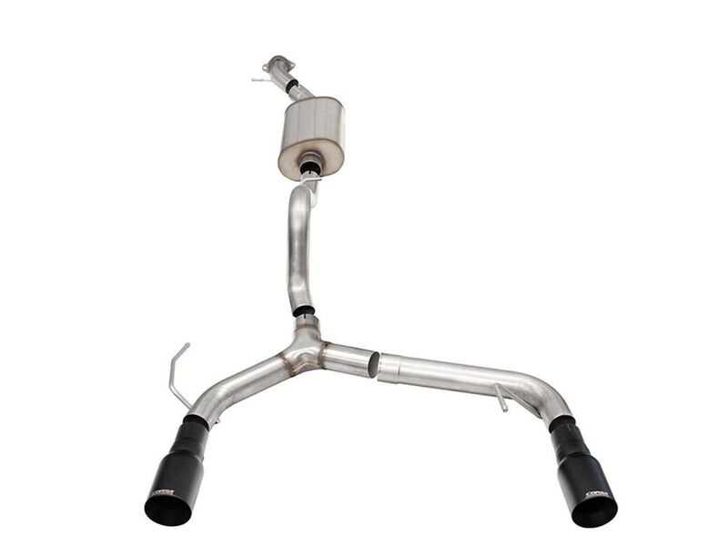 Corsa 21204BPC Sport 2.75" Cat-Back Exhaust Dual Rear Exhaust for 2021-2025 Bronco 2.3 2-Door