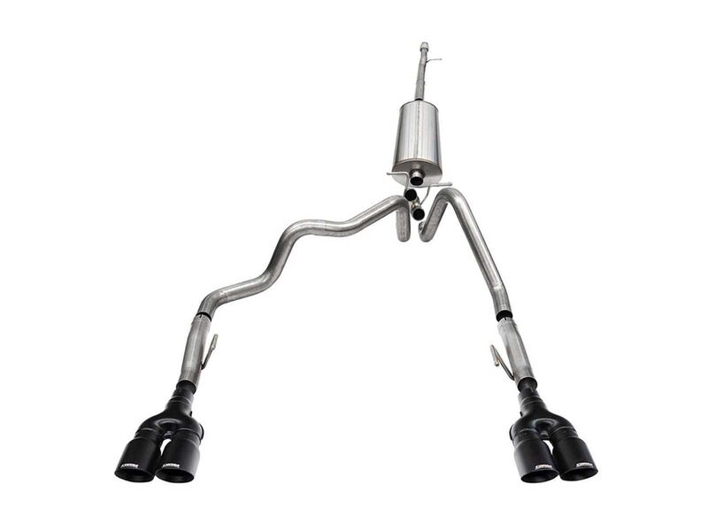 Corsa 21238BPC Sport Cat-Back Exhaust with Twin 4" Black Tips for 2022-2024 Silverado 1500