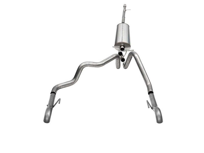 Corsa 21239-1 Sport Cat-Back Exhaust Dual Rear Exit for 2022-2025 Silverado ZR2 Crew Cab/Short Bed