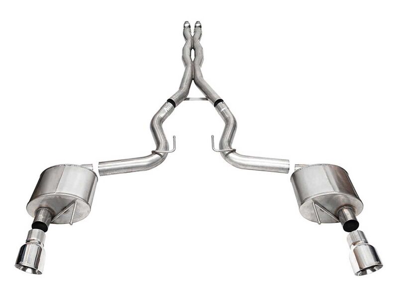 Corsa 21250 Xtreme Cat-Back Exhaust Sys.3" with 4.5" Pro Series Tips for 2024-Up Mustang GT 5.0