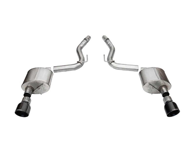 Corsa 21252BLK Sport Axle-Back Exhaust with 4.5" Black Tip for 2024-Up Mustang GT 5.0