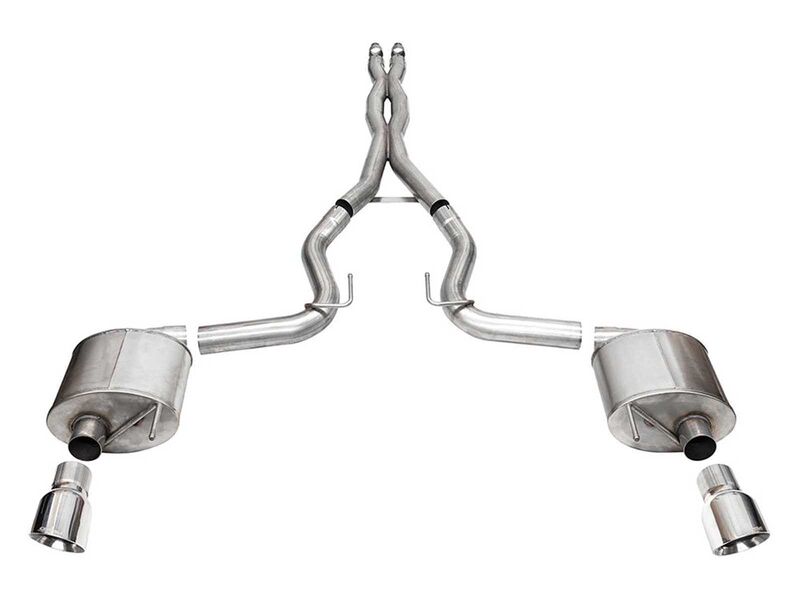 Corsa 21254 Sport 3" Cat-Back Exhaust with 4.5" Pro Series Tips for 2024-Up Mustang GT 5.0