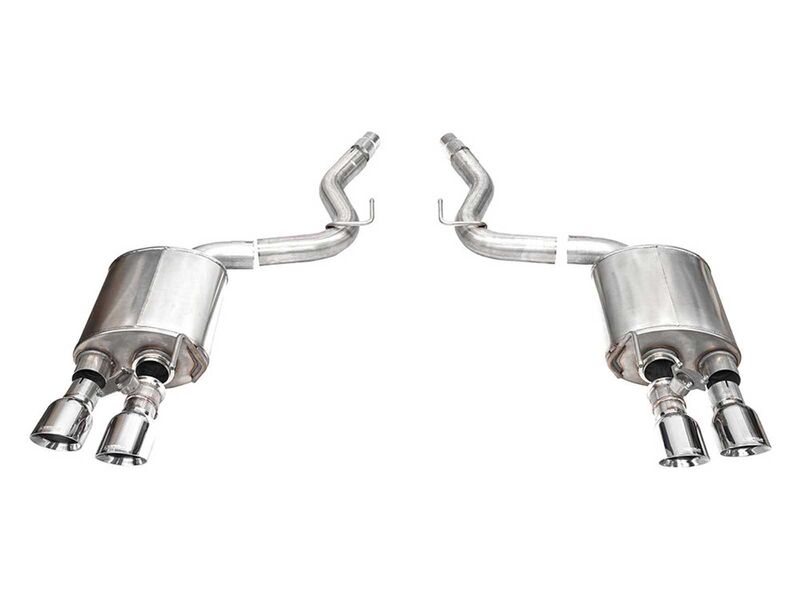 Corsa 21267 Sport 3" Dual Rear Exit Axle-Back Exhaust for 2024-Up Mustang Dark Horse 5.0