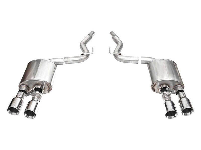 Corsa 21268 Sport 3" Dual Rear Axle-Back Exhaust with 4.5" Tips for 2024-Up Mustang Dark Horse 5.0
