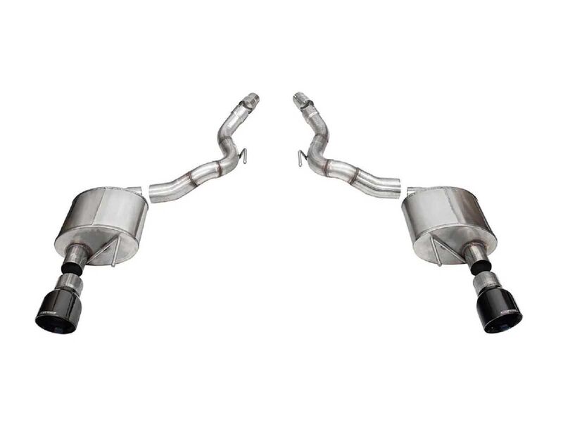 Corsa 21272BLK Sport Axle-Back Exhaust with 4.5" Black Tip for 2024-Up Mustang GT 5.0