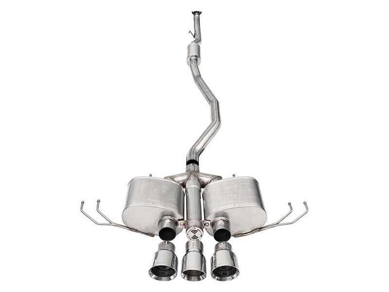 Corsa 21302 Xtreme 3" Cat-Back Exhaust with Polished 4.5" Tips for 2017-2021 Honda Civic Type-R