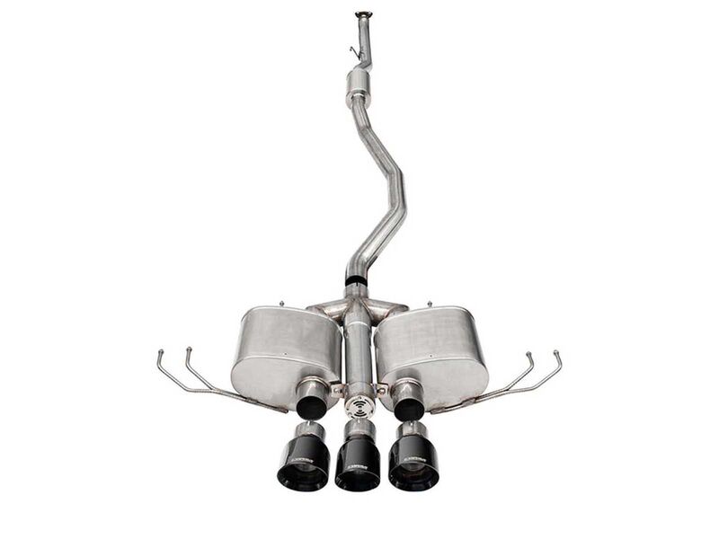 Corsa 21302BLK Xtreme Cat-Back Exhaust Rear Exit with 4.5" Black Tip for 2017-21 Honda Civic Type-R