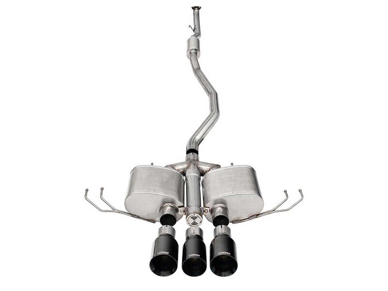 Corsa 21303BLK Xtreme Cat-Back Exhaust Rear Exit with 4.5" Black Tip for 2017-21 Honda Civic Type-R