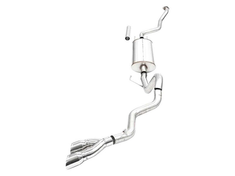 Corsa 21306 Sport Cat-Back Exhaust with 4-inch Polished Tip for 2024-2025 Toyota Tacoma 2.4T