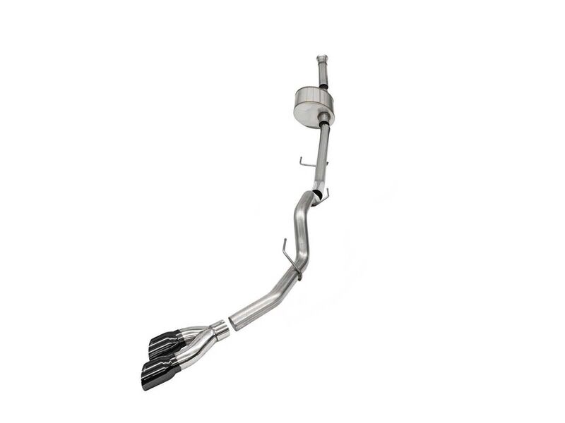 Corsa 21306BLK Sport Cat-Back Exhaust with 4-inch Black Tip for 2024-2025 Toyota Tacoma 2.4T