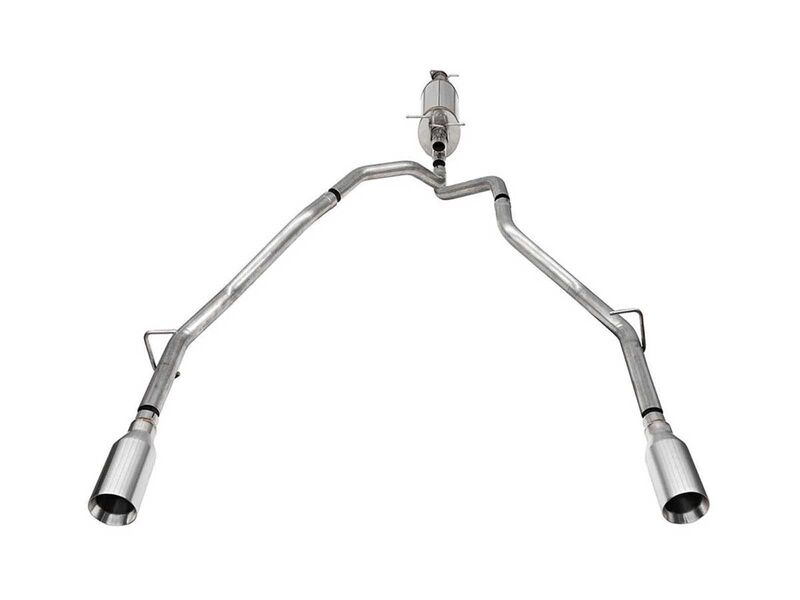 Corsa 21309 Sport 2.5" Cat-Back Exhaust 5" Polished Tips for 2025-Up Ram 1500 Crew Cab 3.0T