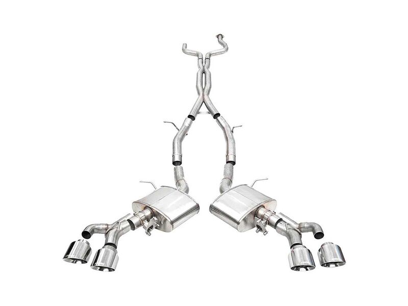 Corsa 21317 Variable Sound 3" Active Valved Cat-Back Exhaust Polished Tips, 2022-25 CT4-V Blackwing