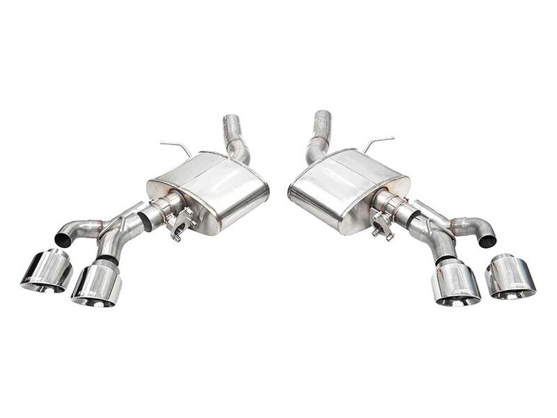 Corsa 21319 Variable Sound 3" Active Valved Axle-Back Exhaust Polished Tip, 2022-25 CT4-V Blackwing