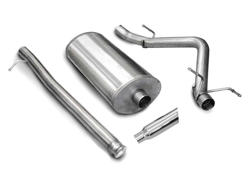 Corsa 24258 Sport Cat-Back Exhaust with Polished Tip for 2007-2008 Silverado 1500 4.8 RCSB