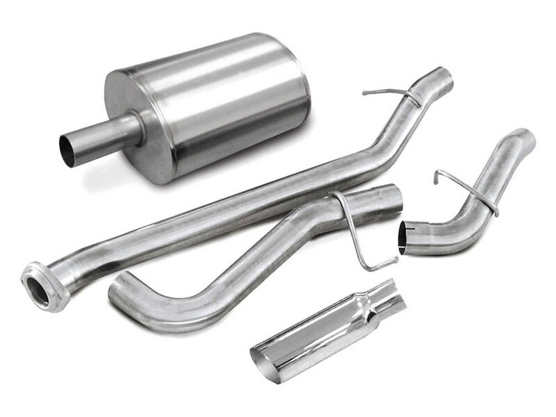 Corsa 24260 Sport Cat-Back Exhaust, Polished Tip, 1999-2007 Silverado/Sierra 1500 4.8/5.3 CCSS/ECSTB