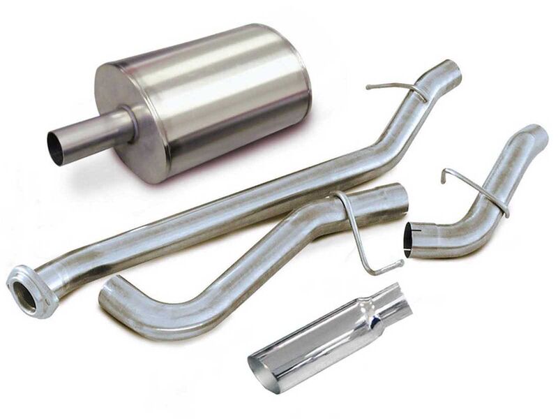 Corsa 24263 Sport Cat-Back Exhaust with Polished Tip for 1999-07 Silverado Reg Cab/Long Bed 1500 4.8