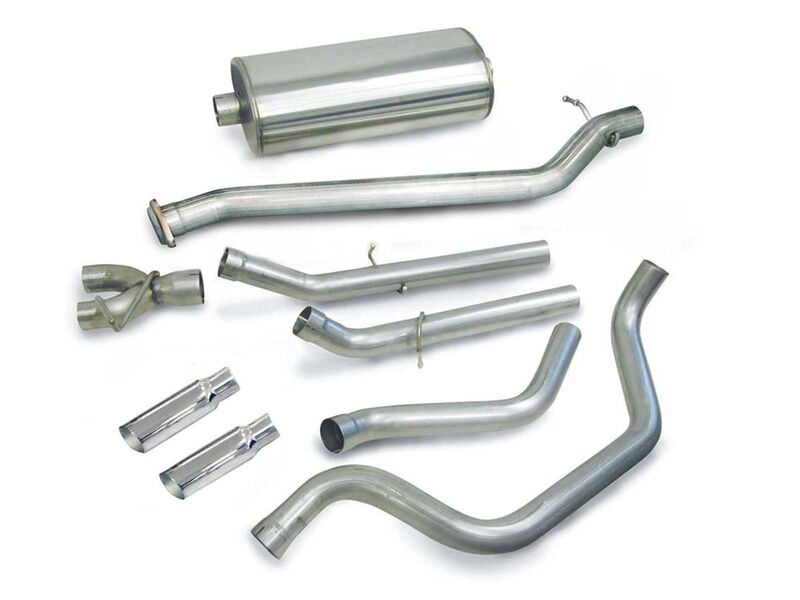 Corsa 24273 Sport Cat-Back Exhaust, Polished Tip, 1999-2007 Silverado/Sierra 1500 4.8 5.3