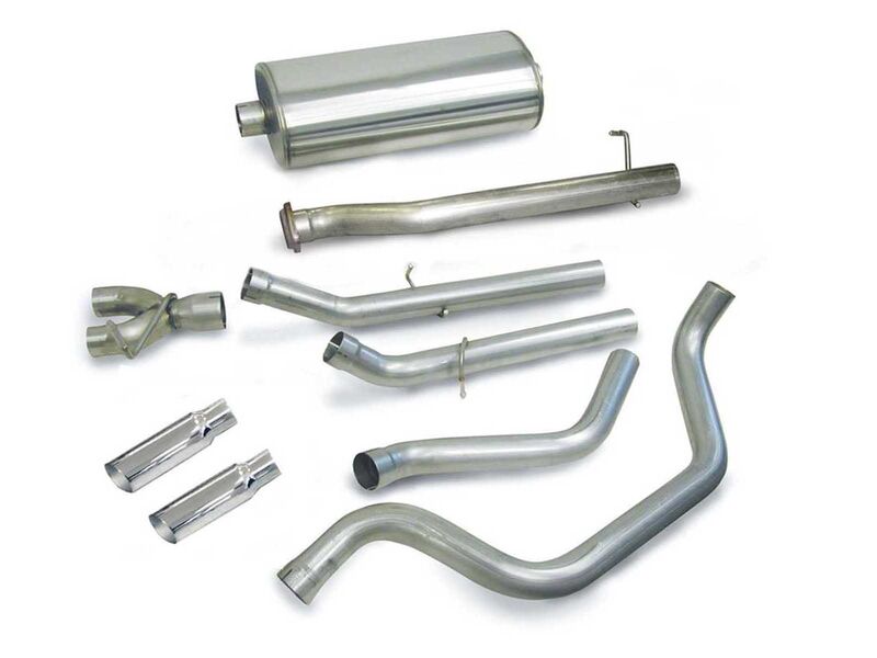 Corsa 24275 Sport Cat-Back Exhaust with Polished Tip for 1999-07 Silverado Reg Cab/Long Bed 1500 4.8