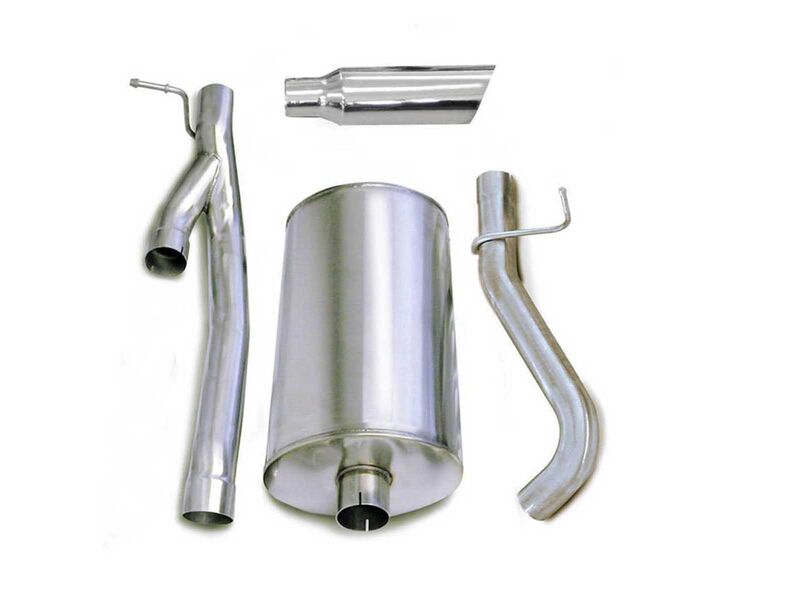 Corsa 24292 Sport Cat-Back Exhaust with Polished Tip for 2003-2006 Silverado/Sierra 2500 6.0 ECSB