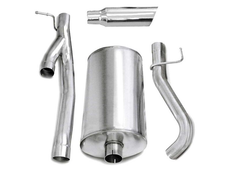 Corsa 24296 Sport Cat-Back Exhaust with Polished Tip for 2003-2006 Silverado/Sierra CC/SB 2500 6.0