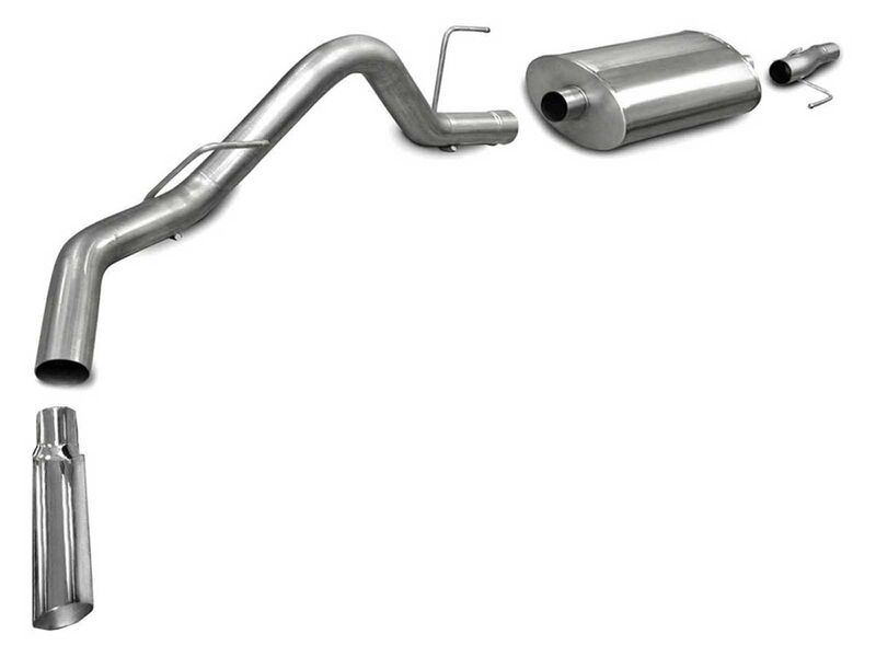 Corsa 24300 Sport Cat-Back Exhaust with Polished Tip for 2005-2008 -08 F-150 SuperCrew/5.5ft Bed 4.6