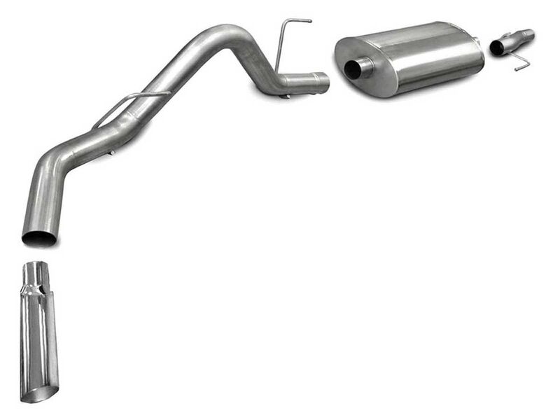 Corsa 24310 Sport Cat-Back Exhaust with Polished Tip for 2009-2010 Ford F-150 4.6
