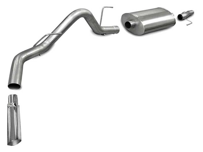 Corsa 24383 Sport Cat-Back Exhaust with Polished Tip for 2006-2008 -08 F-150 SuperCrew/6.5ft Bed 4.6