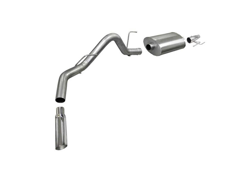 Corsa 24392 Sport Cat-Back Exhaust with Polished Tip for 2011-2014 -13 Ford F-150 EcoBoost 3.5L V6