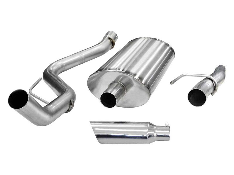 Corsa 24394 Sport Cat-Back Exhaust with Polished Tip for 2011-2014 Ford F-150 6.2