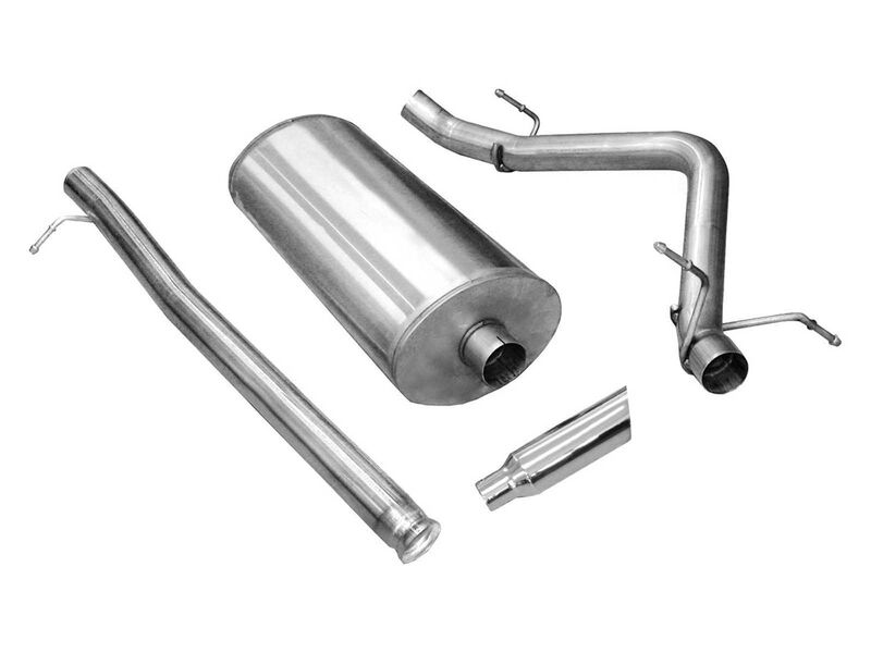 Corsa 24514 Sport Cat-Back Exhaust with Polished Tip for 2007-2009 Silverado CC/SB 1500 6.2