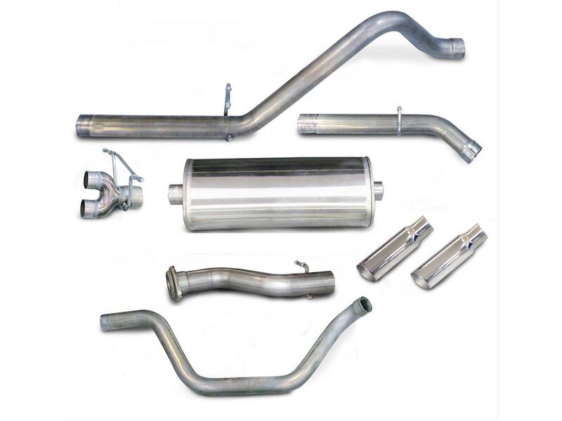 Corsa 24519 Sport Cat-Back Exhaust with Polished Tip for 2010 Silverado Crew Cab/Short Bed 1500 6.2
