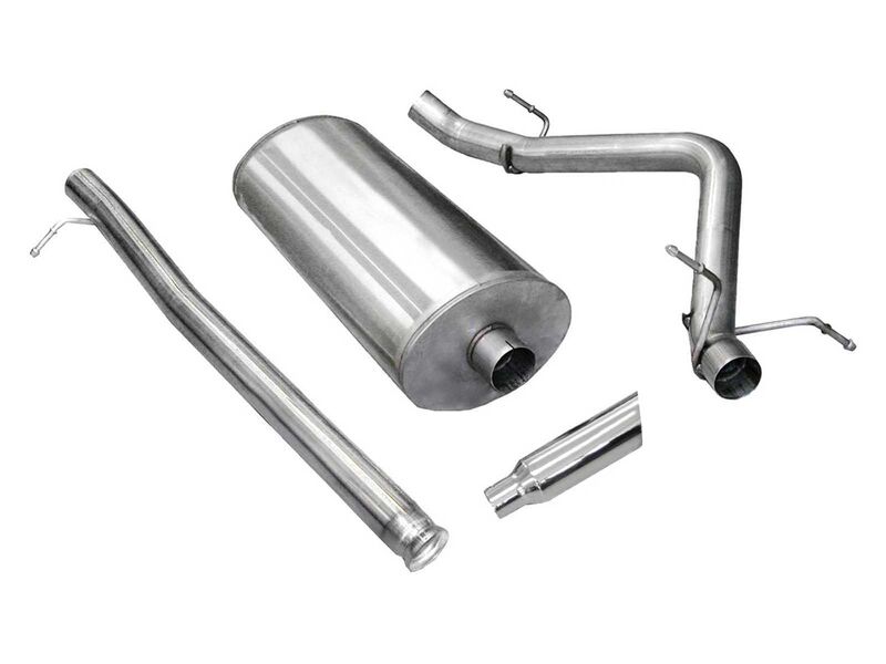 Corsa 24902 Sport Cat-Back Exhaust with Polished Tip for 2009-13 Silverado Reg Cab/Long Bed 1500 4.8