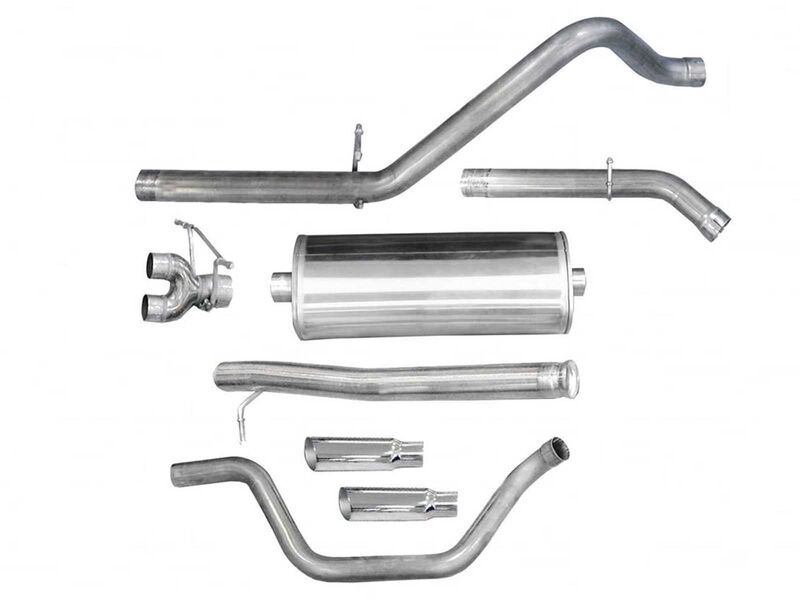 Corsa 24903 Sport Cat-Back Exhaust with Polished Tip for 2009-13 GM 1500 Reg Cab/Long Bed 1500 4.8
