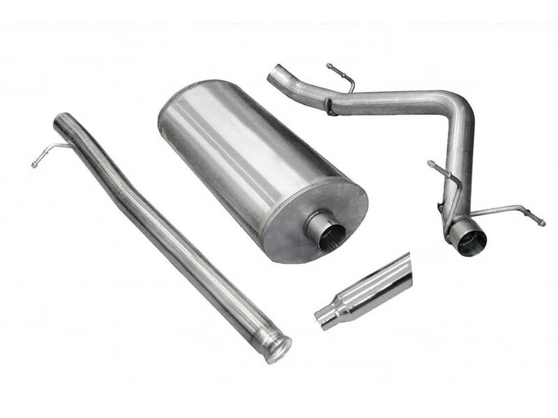Corsa 24905 Sport Cat-Back Exhaust with Polished Tip for 2010-13 Silverado Ext Cab/Std. Bed 1500 4.8