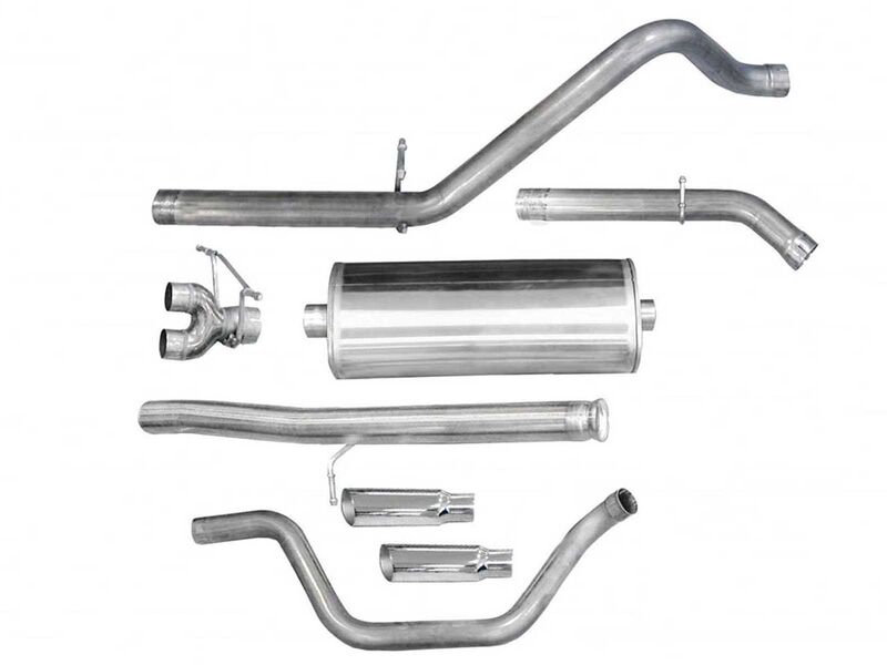 Corsa 24907 Sport Cat-Back Exhaust with Polished Tip for 2010-13 Silverado Ext Cab/Std. Bed 1500 4.8