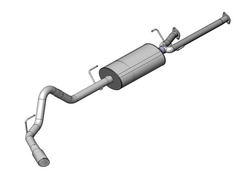Corsa 24916 Sport Cat-Back Exhaust with Polished Tip for 2011-2021 Tundra Double Cab/Crew Max 5.7