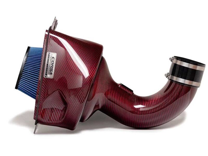 Corsa 44001-R Red Carbon Fiber Closed Box Cold Air Intake for 2014-2019 Corvette C7 6.2 Non-Z06/ZR1