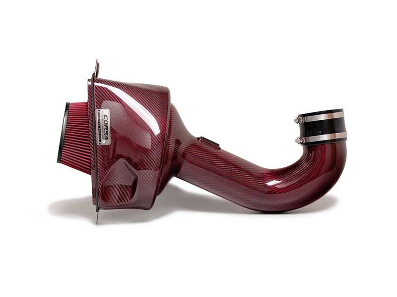 Corsa 44002D-R Red Carbon Fiber Closed Box Cold Air Intake for 2014-2019 Corvette C7 6.2 Non-Z06/ZR1