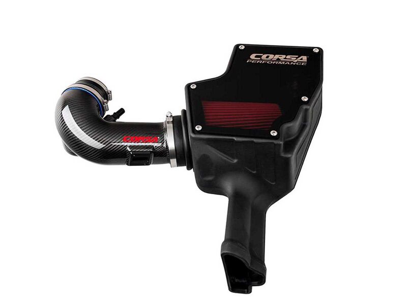Corsa 44007D Closed Box Cold Air Intake with DryTech Dry Filter for 2018-2023 Ford Mustang GT 5.0