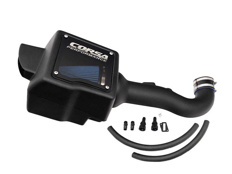 Corsa 45553-1 Closed Box Cold Air Intake with MaxFlow 5 Filter for 2019 Silverado 1500 Classic 5.3