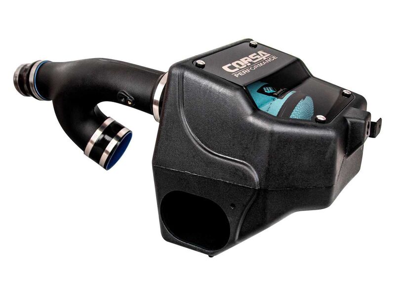 Corsa 491356 Closed Box Cold Air Intake with Powercore Filter for 2021-2025 Ford F150 3.5 Ecoboost