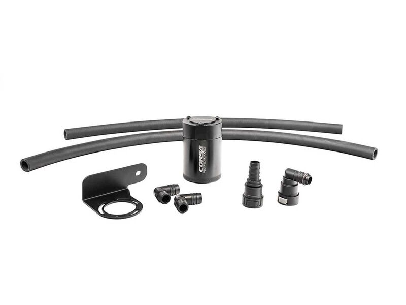 Corsa CC0009 Aluminum Oil Catch Can With Mounting Bracket for 2015-2025 Ford F-150 5.0 Auto