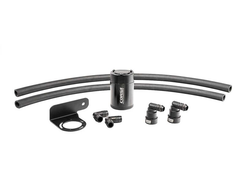 Corsa CC0010 Aluminum Oil Catch Can With Mounting Bracket for 2011-2025 Ford F-150 3.5 T Auto