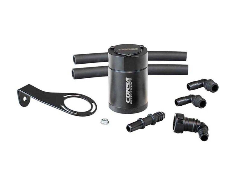 Corsa CC0018 Aluminum Oil Catch Can for 2021-2025 Ford Bronco 2.3