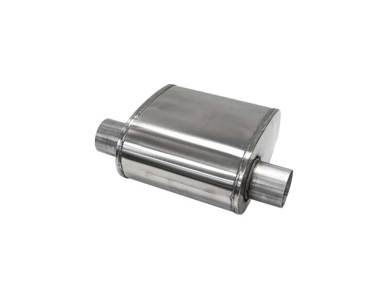 Corsa CP250SS Pro Series Custom Sport Muffler 2.5" Offset In /2.5" Offset Same Side Out 10" OAL