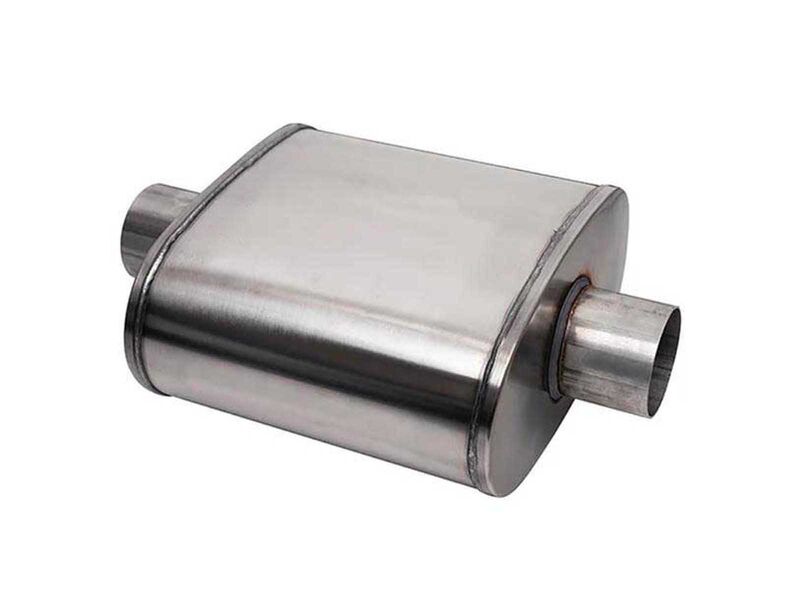 Corsa CP25CTR Pro Series Muffler 2.5-Inch Center In /2.5-Inch Center Out 10in Length