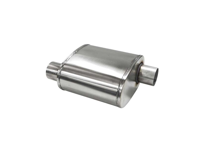 Corsa CP3000S Pro Series Custom Sport Muffler 304SS 3-Inch Offset In /3-Inch Offset Out 10in Length
